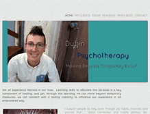 Tablet Screenshot of dubinpsychotherapy.com